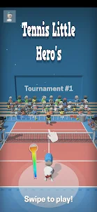 Tennis Little Heros 3D Game