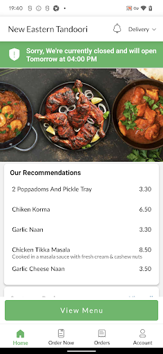 New Eastern Tandoori Screen 2