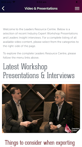 International Leaders Screen 2