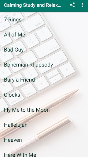 Android application Calming Study and Relax Music screenshort