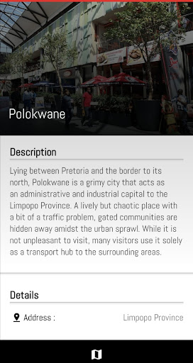 South Africa Landmark guide Screen 3