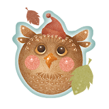 Cute Autumn Owl LWP icon