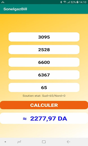facture sonelgaz domestique حس Screen 3