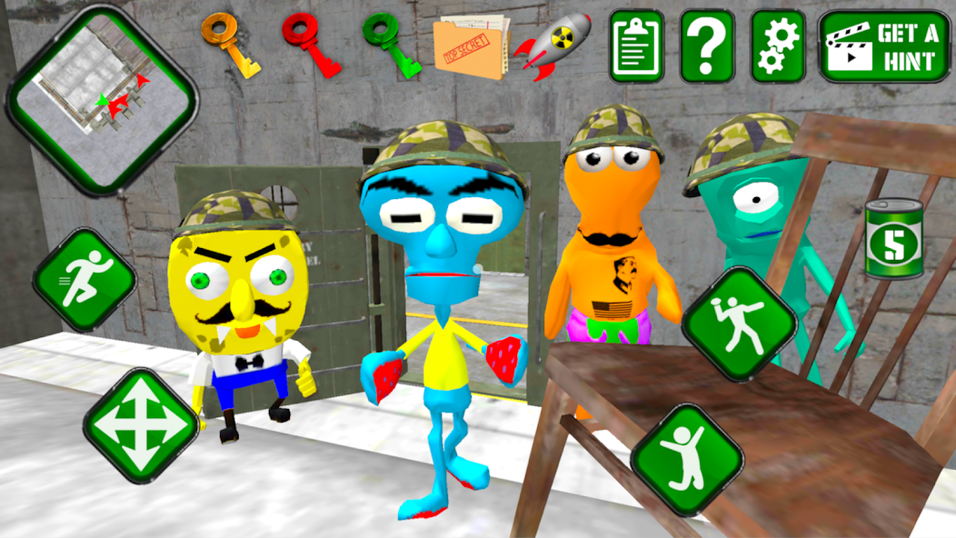 Sponge Area 51. Neighbor Alien Screen Captures 4