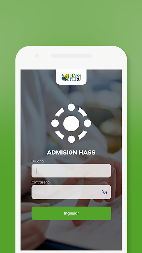 Android application Admisión Hass screenshort