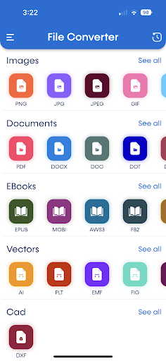 Android application All File Converter App screenshort