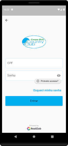 Android application Campo Belo Country Club screenshort