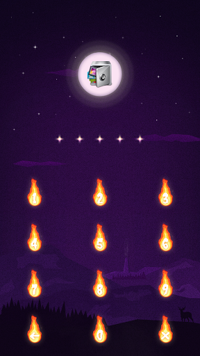 AppLock Live Theme Fire Screen 2