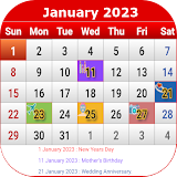 Singapore Calendar 2023 icon