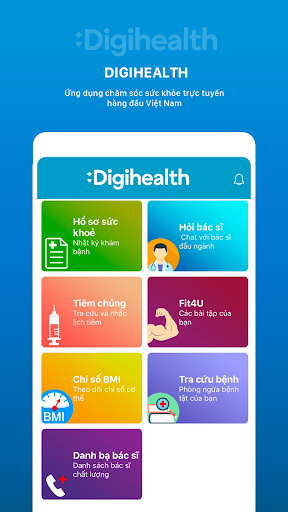 Android application DigiHealth screenshort