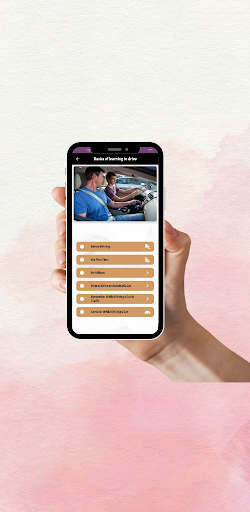 Android application Basics of learning to drive screenshort