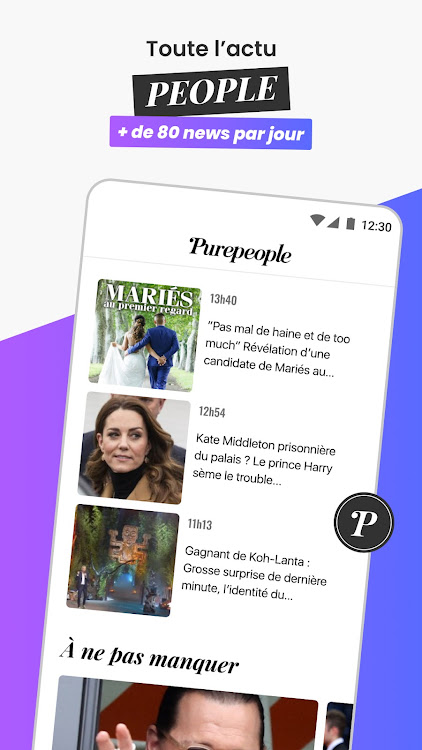 PurePeople: actu & news people - 7.0.3 - (Android)