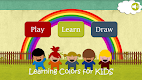 screenshot of Learning Colors for Kids