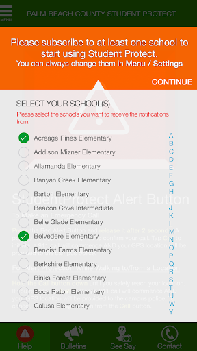 PBC StudentProtect Screen 2