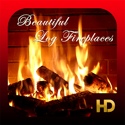 Icon image Beautiful Log Fireplaces HD