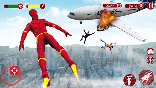 Super Speed: Flying Hero Games Screen 3