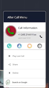 Automatic Call Recorder ACR Bildschirmfoto