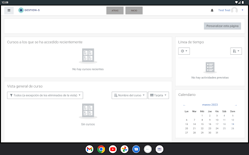 Formación Gestión-S Screen 2