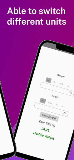 BMI Calculator Screen 2