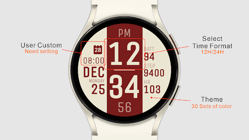 IWF R2 watch face Screen 2