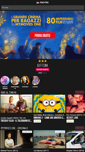Android application MYmovies screenshort