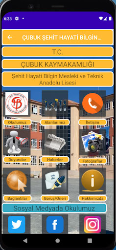 Android application Şehit Hayati Bilgin M.T.A.L. screenshort