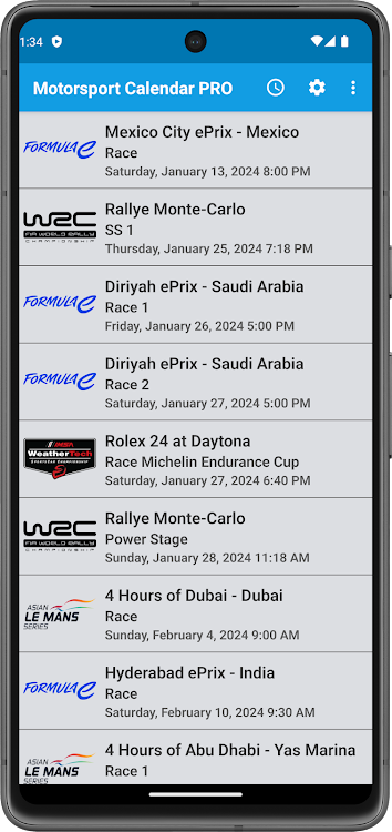 Motorsport Calendar PRO - 2024.5 - (Android)