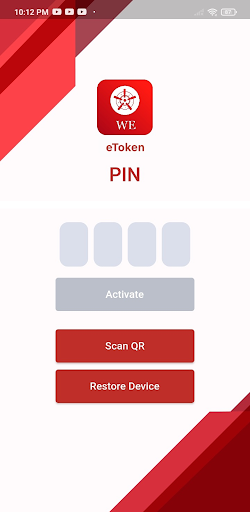 Android application SPS Token screenshort