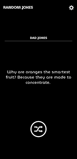 Android application Random Jokes screenshort
