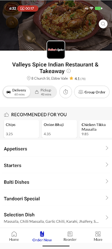 App screenshot