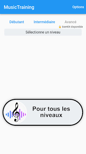 Android application MusicTraining screenshort