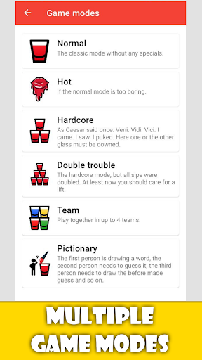 Android application Project-X: The drinking game screenshort