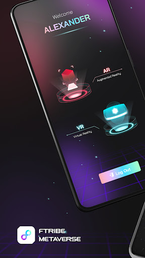 Android application Ftribe Metaverse screenshort