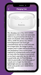 HOCO EW29 earphone Guide