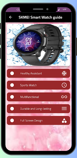 Android application Skmei Smart Watch Guide screenshort