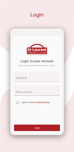 Android application St Laurent Patient App screenshort