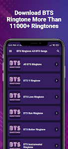 Captura de Pantalla 6 BTS Ringtone All BTS Songs android
