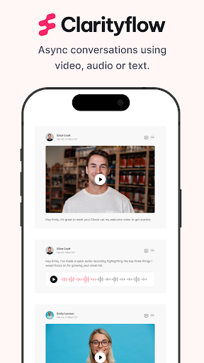 Android application Clarityflow screenshort
