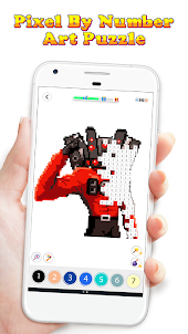 Pixel by number: Art Puzzle