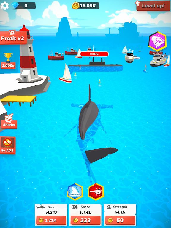 Idle Shark World - Tycoon Game MOD APK 01