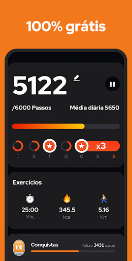 Visualização do aplicativo