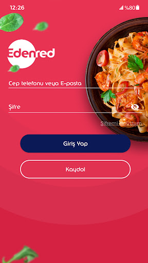 Android application MyEdenred Türkiye screenshort