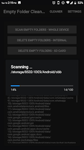 Empty Folder Cleaner Screenshot