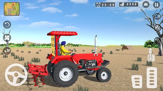 Indian Tractor - Farm Game 3D