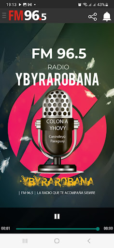 Radio Ybyrarobana FM 96.5 Screen 2