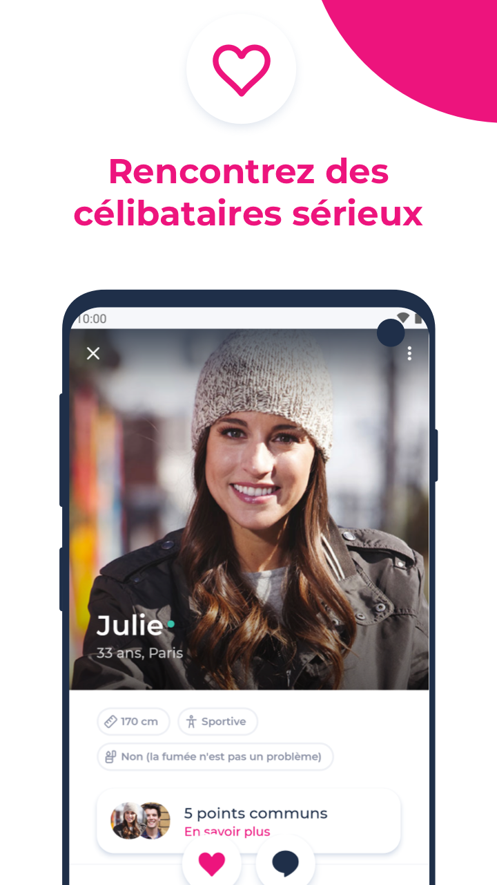 Android application Meetic - Amour et Rencontre screenshort