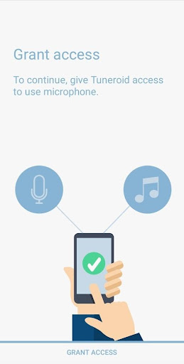 Android application Tuneroid - String instrument t screenshort