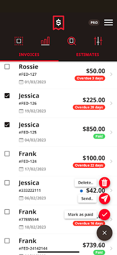 Android application Invoice Maker - Janus screenshort