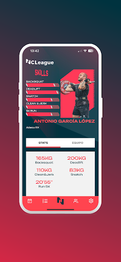 Android application NCLeague screenshort