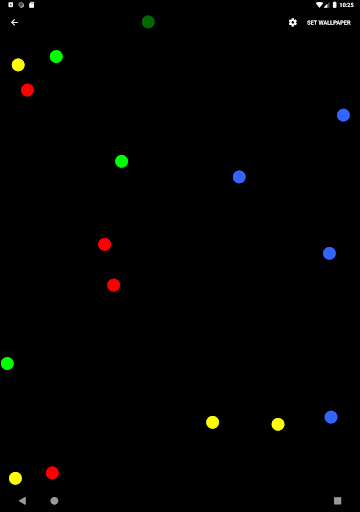 Moving Balls Live Wallpaper